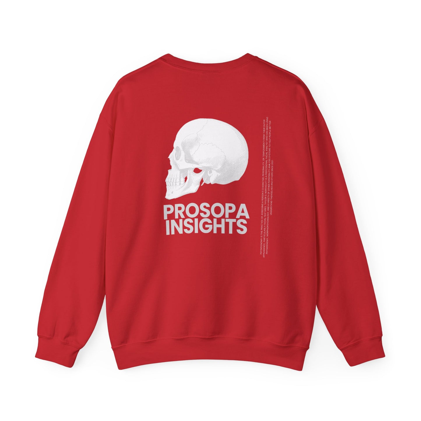 Prosopa Insights Skull Profile Sweatshirt