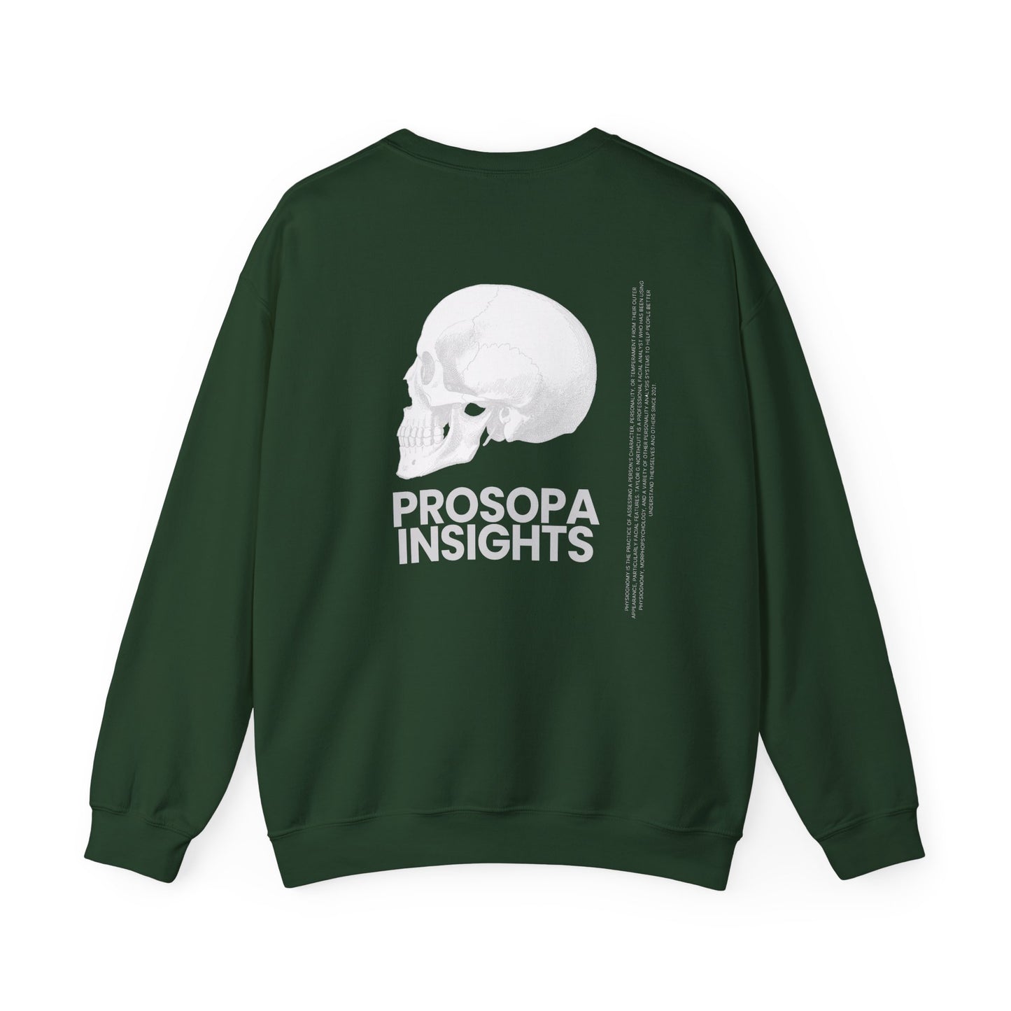 Prosopa Insights Skull Profile Sweatshirt